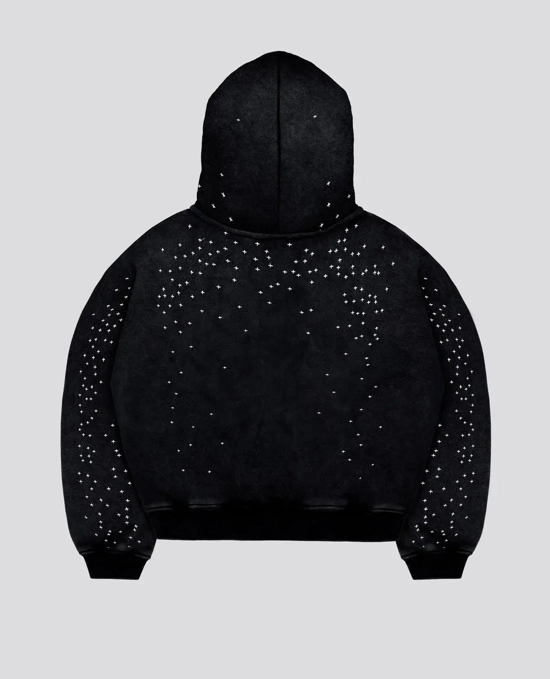 Sweat à capuche zippé diamanté - Eclipse™